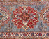 3x5 Gray Rust Kazak Afghan Hand Knotted Geometric Wool Area Rug